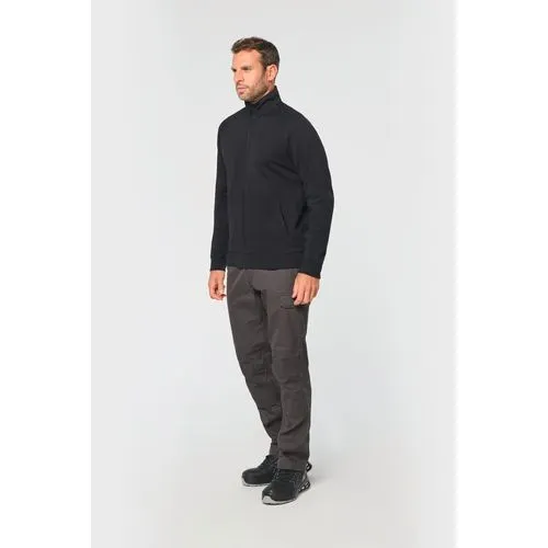 Veste molleton coton manches raglan unisexe