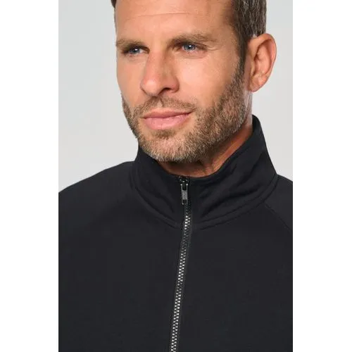 Veste molleton coton manches raglan unisexe