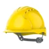 Casque de sécurité EVO®2 ventilé, serrage glissière jaune 1 Casque de sécurité EVO®2 ventilé, serrage glissière