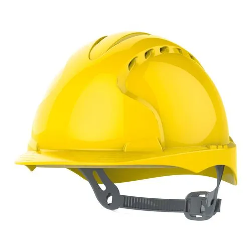 Casque de sécurité EVO®2 ventilé, serrage glissière jaune 1 Casque de sécurité EVO®2 ventilé, serrage glissière