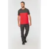T-shirt bicolore écoresponsable manches courtes unisexe