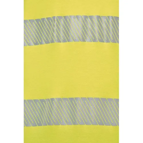 T-shirt de sécurité recyclé col rond manches longues unisexe