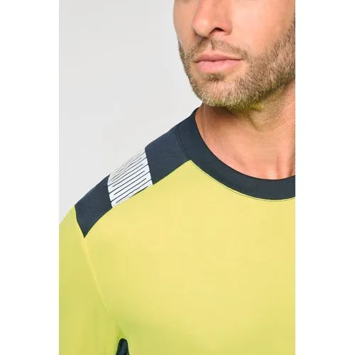 T-shirt de sécurité recyclé col rond manches longues unisexe