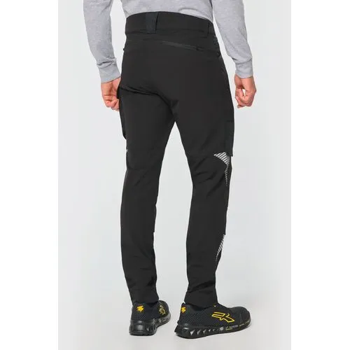 Pantalon stretch recyclé multipoches unisexe