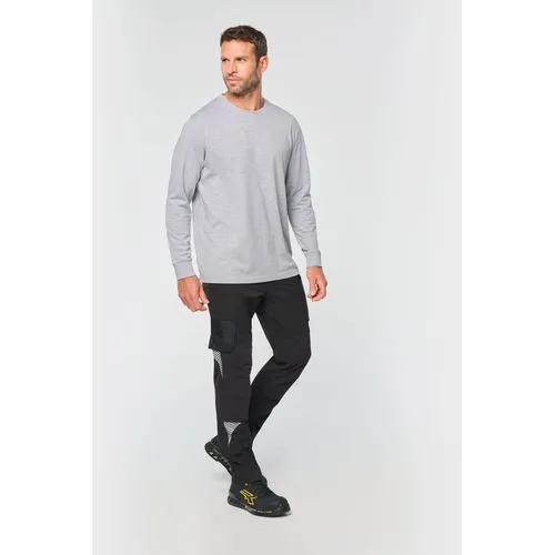 Pantalon stretch recyclé multipoches unisexe