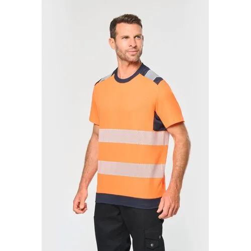 T-shirt de sécurité recyclé manches courtes unisexe