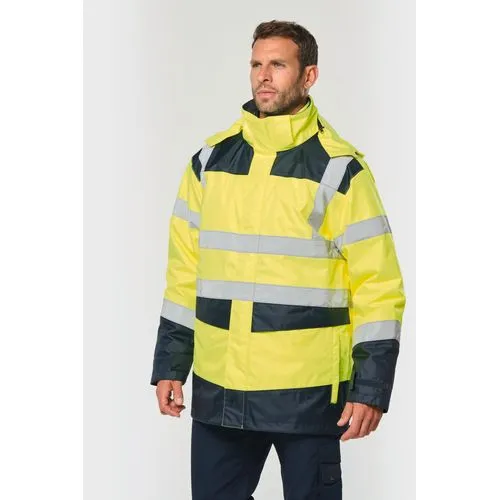Parka de sécurité recyclée 4 en 1 unisexe