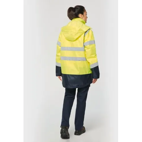 Parka de sécurité recyclée 4 en 1 unisexe