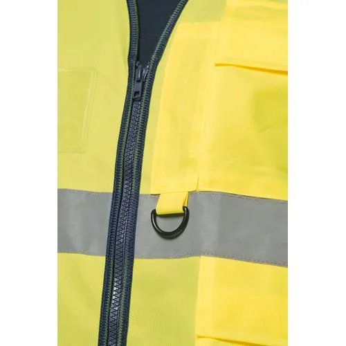 Gilet de sécurité haute visibilité recyclé avec zip unisexe 10 Gilet de sécurité haute visibilité recyclé avec zip unisexe