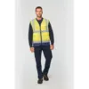 Gilet de sécurité haute visibilité recyclé avec zip unisexe 5 Gilet de sécurité haute visibilité recyclé avec zip unisexe