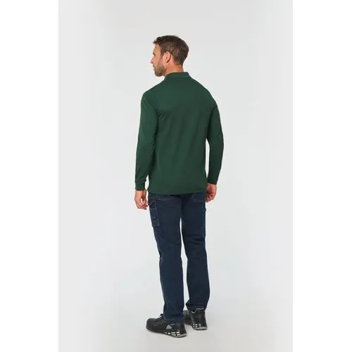 Polo manches longues homme