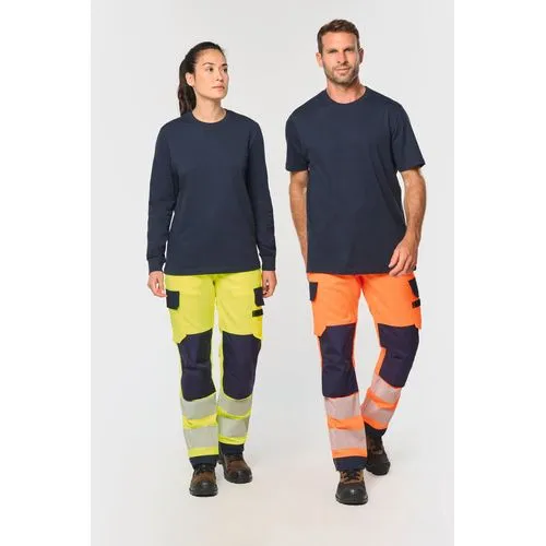 Pantalon de sécurité recyclé multipoches unisexe