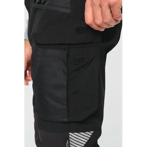 Pantalon léger stretch recyclé multipoches unisexe