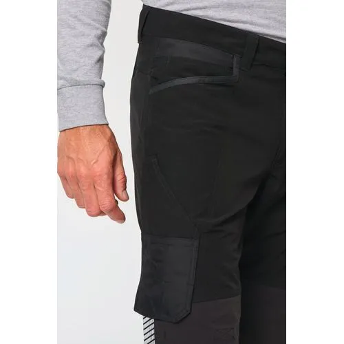 Pantalon léger stretch recyclé multipoches unisexe