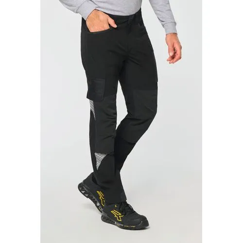 Pantalon léger stretch recyclé multipoches unisexe