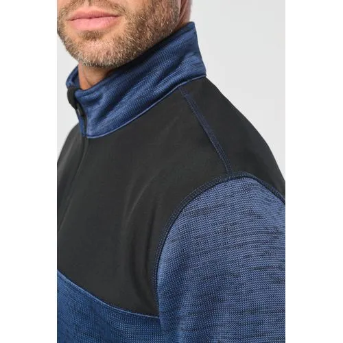 Veste recyclée en polytricot homme