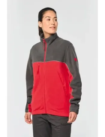 Veste micropolaire bicolore écoresponsable unisexe