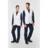 Gilet polycoton multipoches doublé unisexe 1 Gilet polycoton multipoches doublé unisexe