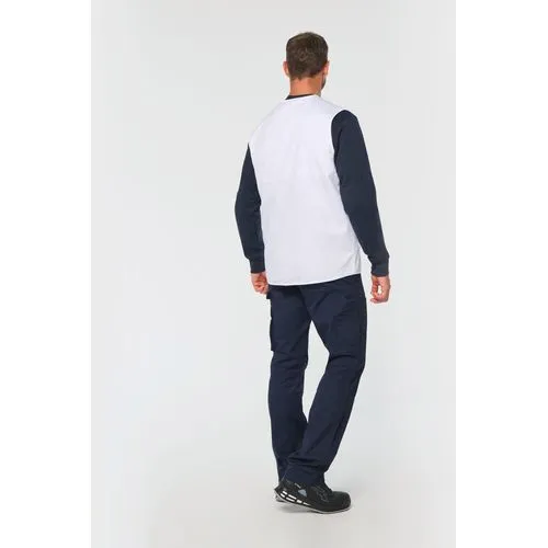 Gilet polycoton multipoches doublé unisexe 3 Gilet polycoton multipoches doublé unisexe