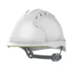 Casque de sécurité EVO®2 ventilé, serrage glissière blanc 1 Casque de sécurité EVO®2 ventilé, serrage glissière