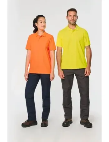 Polo unisexe écoresponsable coton/polyester