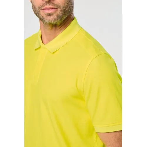 Polo unisexe écoresponsable coton/polyester