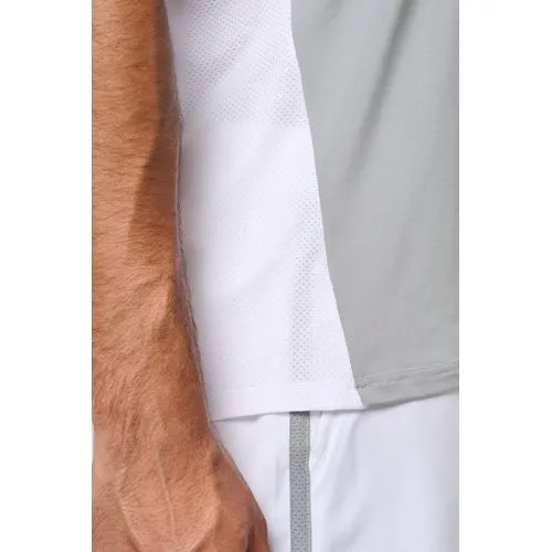 T-shirt de padel bicolore à manches raglan homme