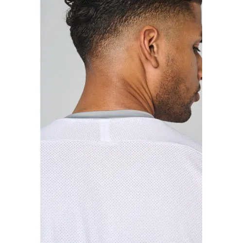 T-shirt de padel bicolore à manches raglan homme