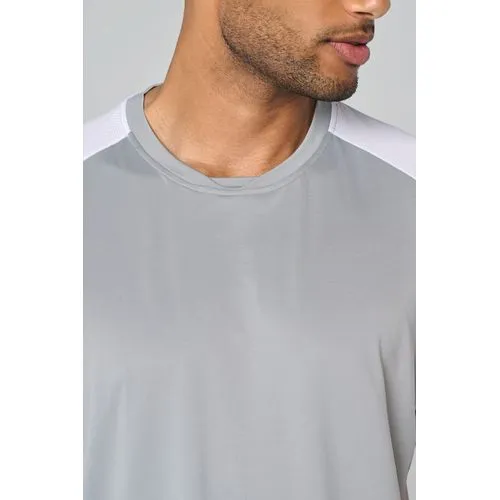 T-shirt de padel bicolore à manches raglan homme