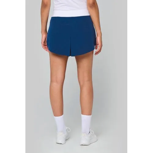Jupe de padel avec short intégré