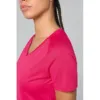 T-shirt de sport manches courtes col v femme