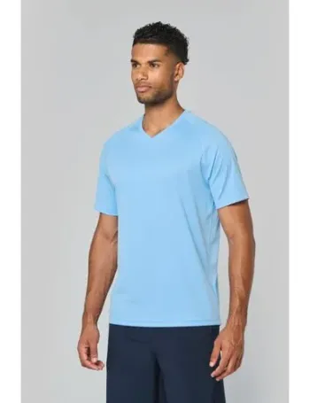 T-shirt de sport manches courtes col v homme 1 T-shirt de sport manches courtes col v homme
