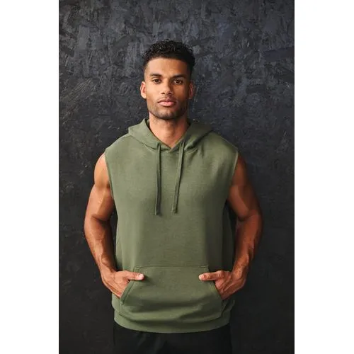 Sweat-shirt à capuche sans manches unisexe