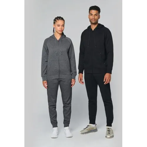 Veste zippée à capuche unisexe