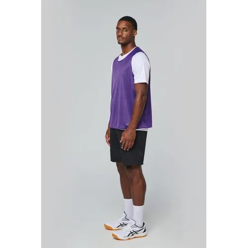 Chasuble réversible multisports unisexe