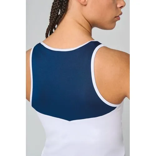 Débardeur de padel bicolore femme 5 Débardeur de padel bicolore femme