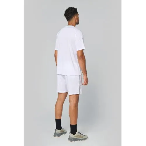 T-shirt de padel bicolore à manches raglan homme