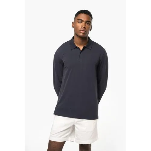 Polo piqué manches longues Bio180 homme