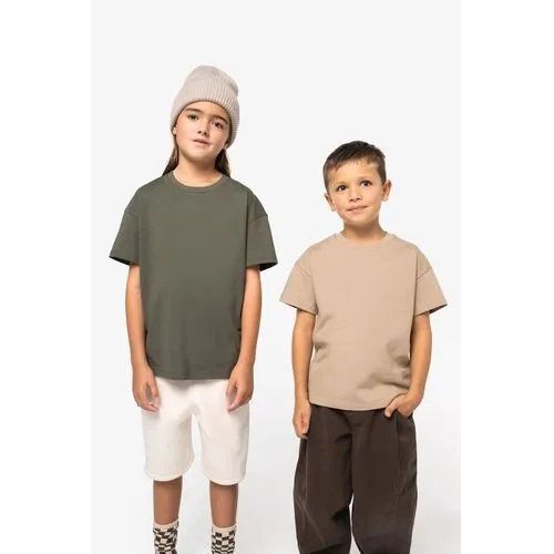 T-shirt écoresponsable à épaules tombantes enfant