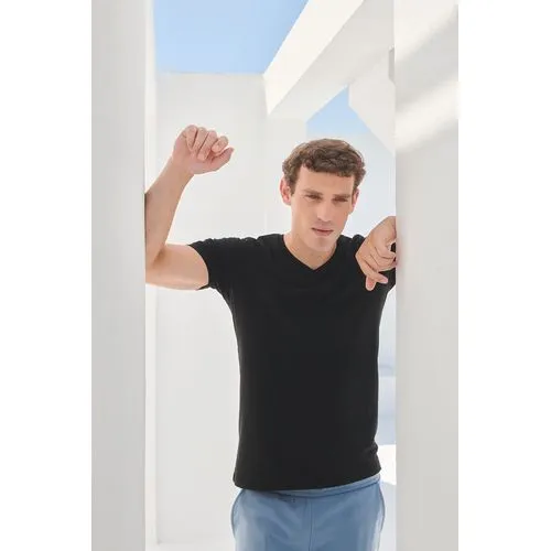 T-shirt homme col v Feel Good