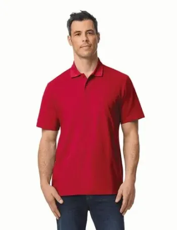Polo Homme Softstyle Double Piqué