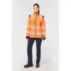 Veste softshell de sécurité recyclée avec manches détachables unisexe