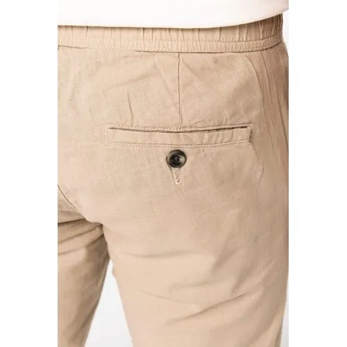 Pantalon écoresponsable en lin et coton bio homme