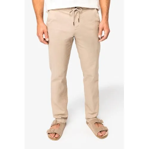 Pantalon écoresponsable en lin et coton bio homme