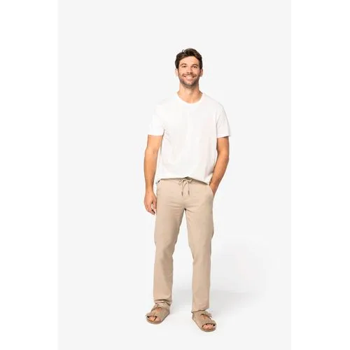 Pantalon écoresponsable en lin et coton bio homme