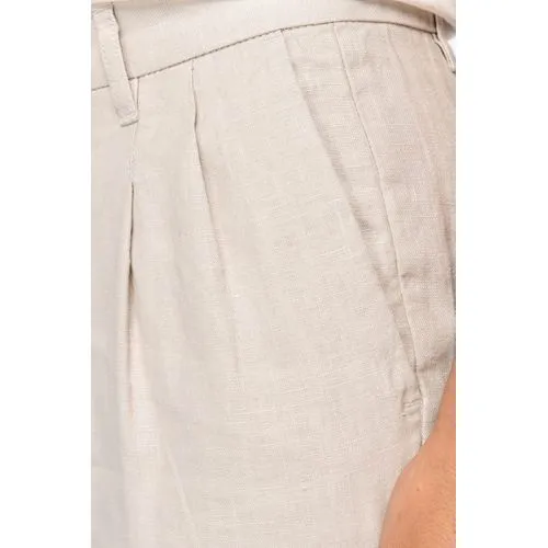 Pantalon en lin femme