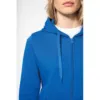 Sweat-shirt écoresponsable zippé à capuche femme
