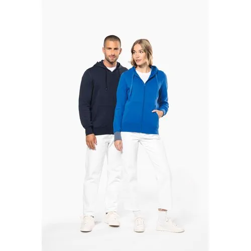 Sweat-shirt écoresponsable zippé à capuche homme