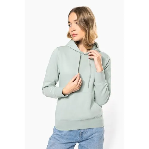 Sweat-shirt écoresponsable à capuche femme