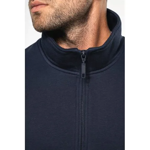 Sweat-shirt col zippé homme